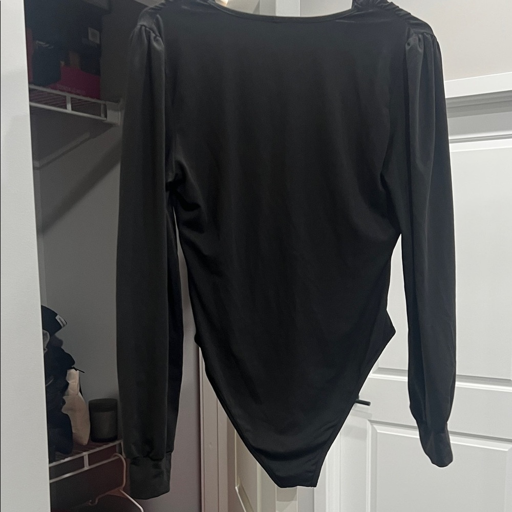 Black Long Sleeve Bodysuit - Picture 4 of 4
